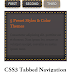 Beautiful CSS3 Tabbed Navigation for Blogger