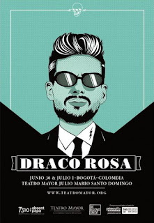 Robi Draco en Bogota en Junio 30 y 1 de Julio