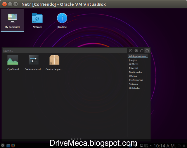 DrivMeca instalando Netrunner Linux paso a paso