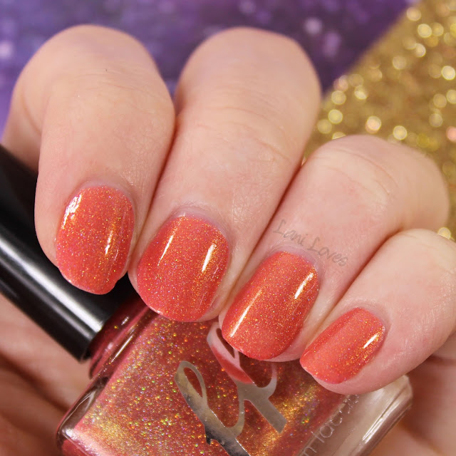 Femme Fatale Cosmetics Flamingo Feather Nail Polish Swatches & Review
