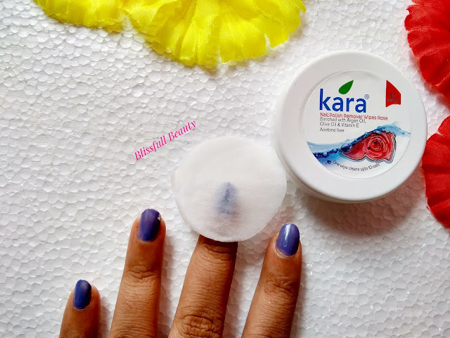 Kara Nail Polish Remover Wipes (Rose) Review