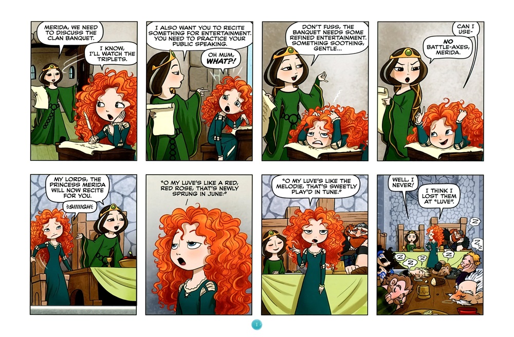 Merida Porn Comic - Disney prinzessin cartoon porno-comics - slutty