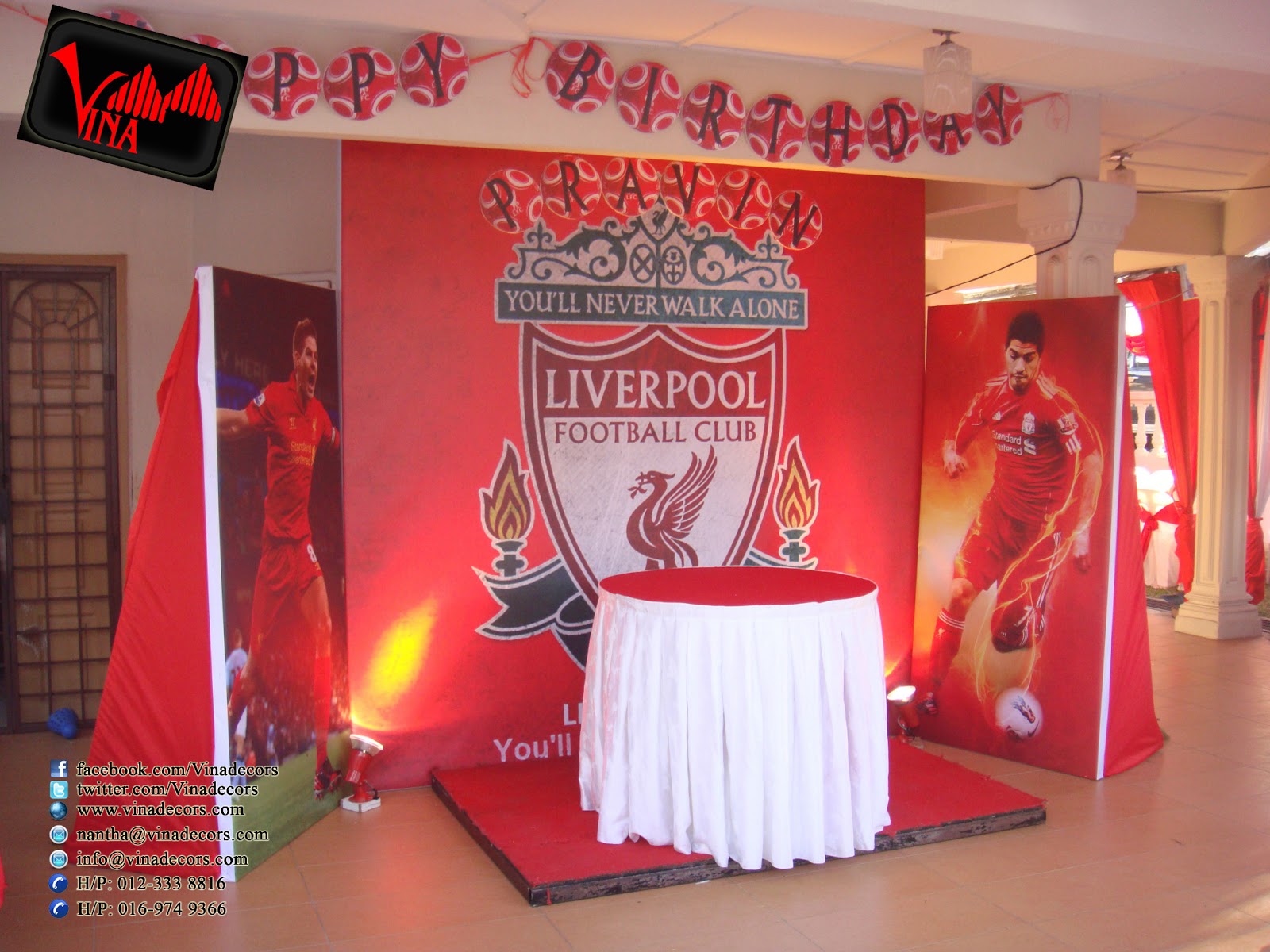 Vina Canopy & Decor Liverpool Birthday Concept By Vina Canopy & Decor