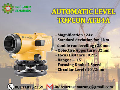 JuaL Automatic Level Topcon ATB4A/ AT-B4A/ATB-4A