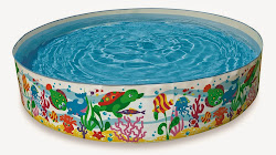 pool plastic kiddie hard molded intex snapset pools baby tikes fish sun amazon swim dog rainbow
