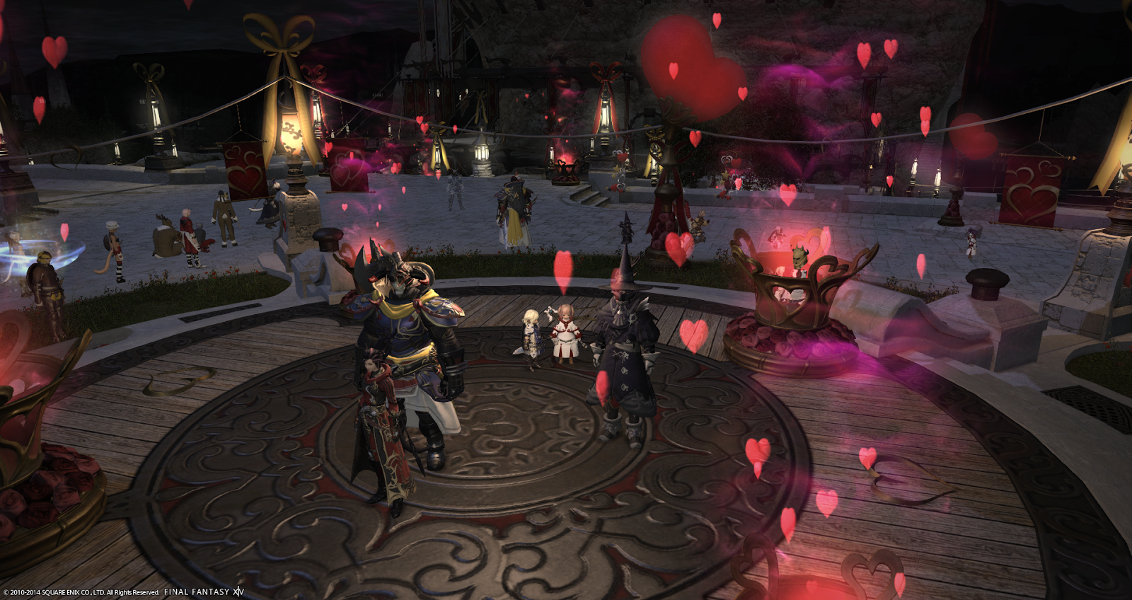 A Tank and a Healer. Will you be my FFXIV Valentine?