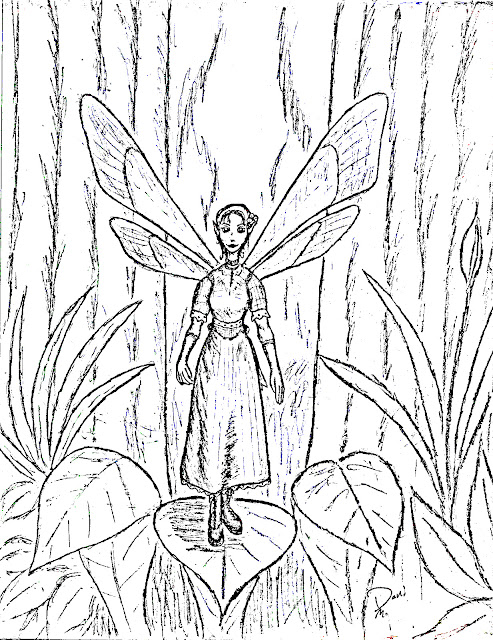 Modest Fairy Free Printable Coloring Page