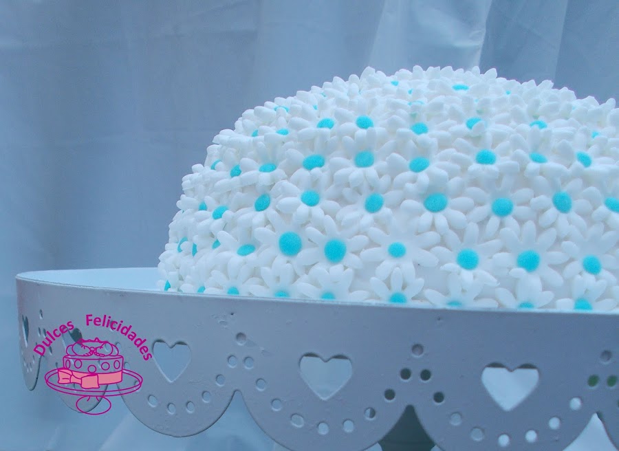 Tarta cúpula de margaritas