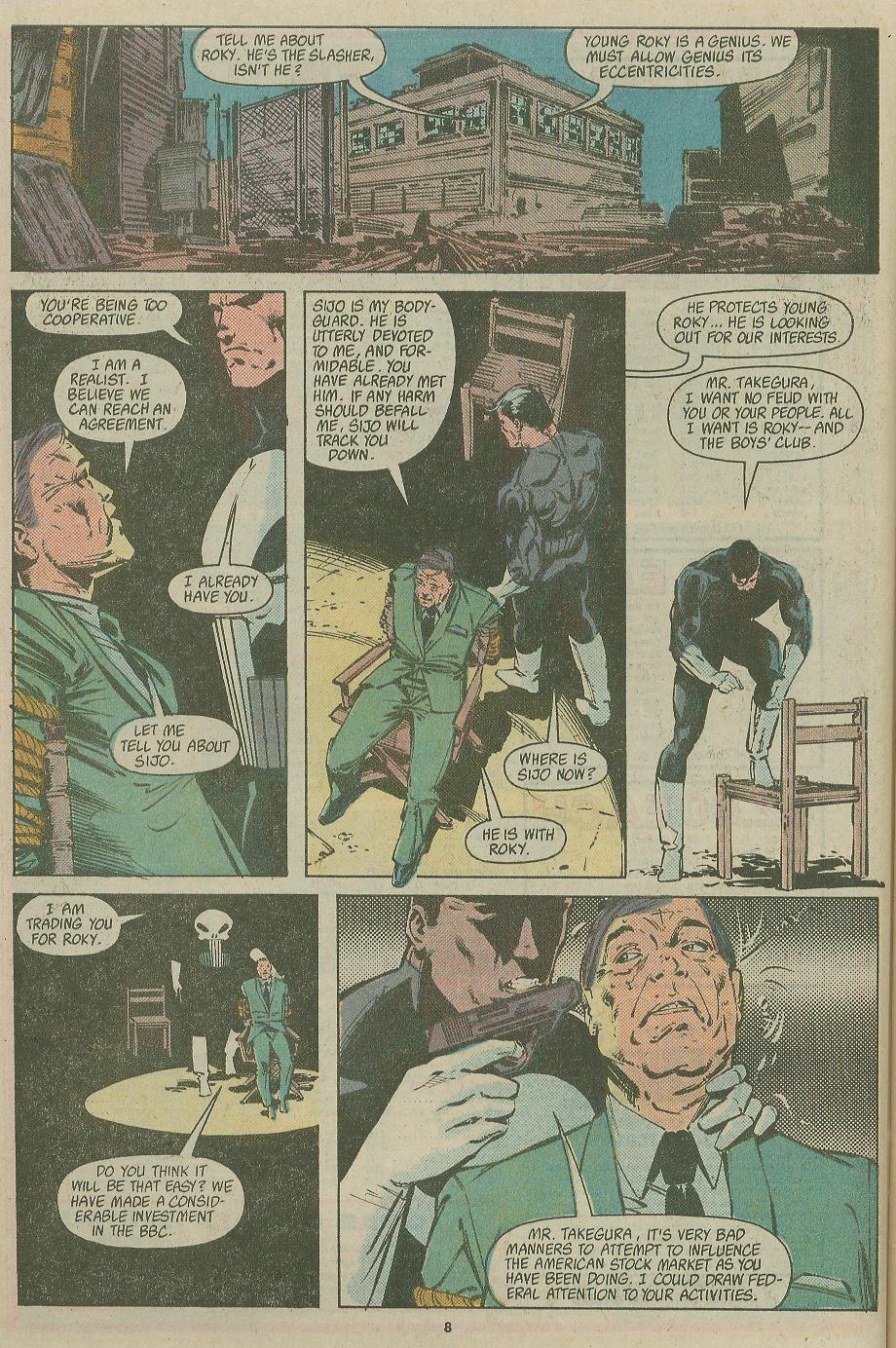 Read online The Punisher (1987) comic -  Issue #9 - Insider Trading - 7