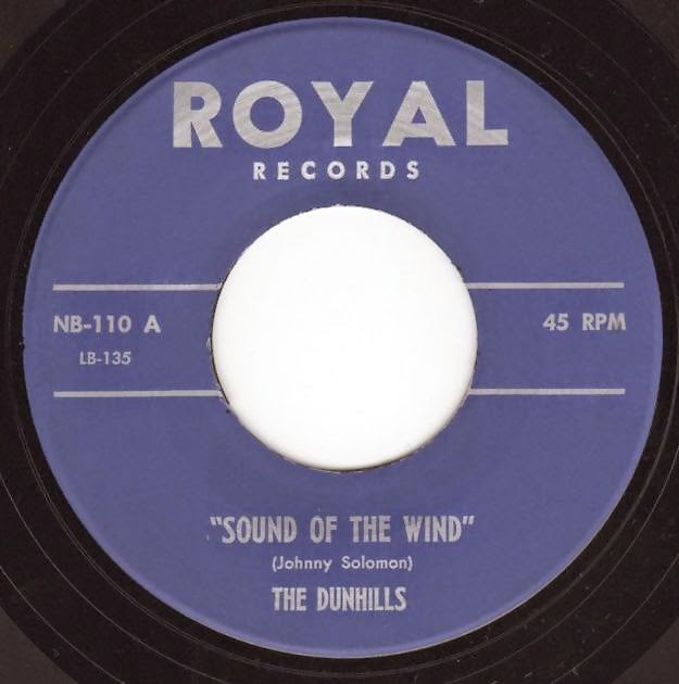 WHITE DOOWOP COLLECTOR THE 45's...THE DUNHILLS