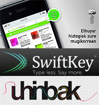 Swiftkey, Uhinbak y diccionarios Elhuyar en Euskera
