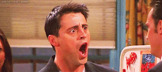 Shocked Joey Friends Reaction Gif