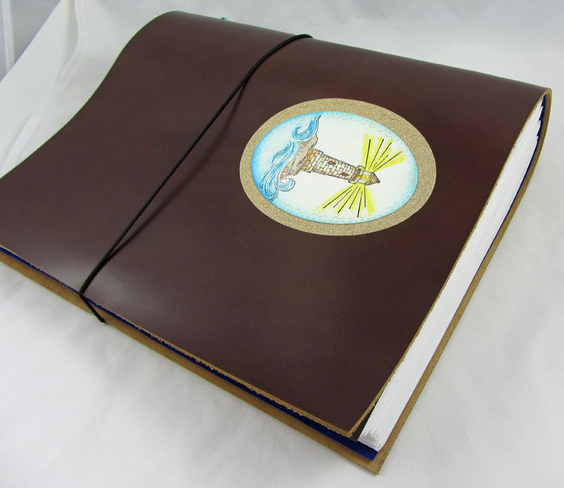 Art By Wanda Leather Journal/Scrapbook