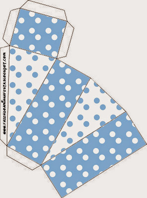 Light Blue with White Polka Dots: Free Printable Boxes. | Oh My First ...