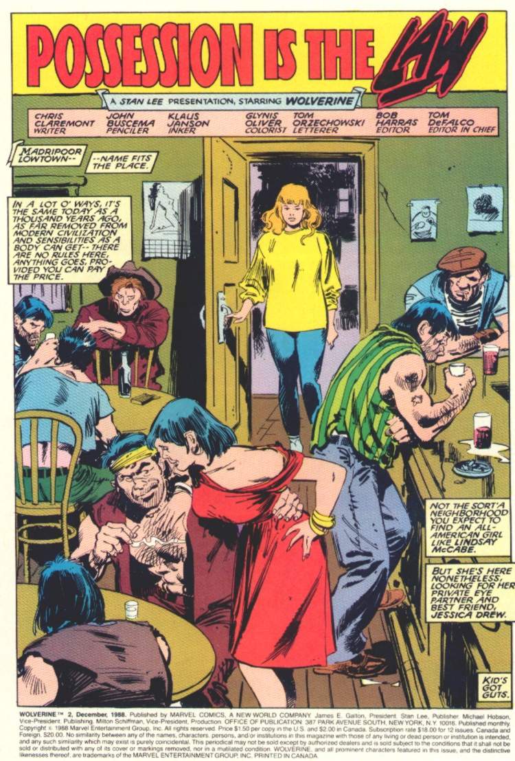 Wolverine (1988) Issue #2 #3 - English 3