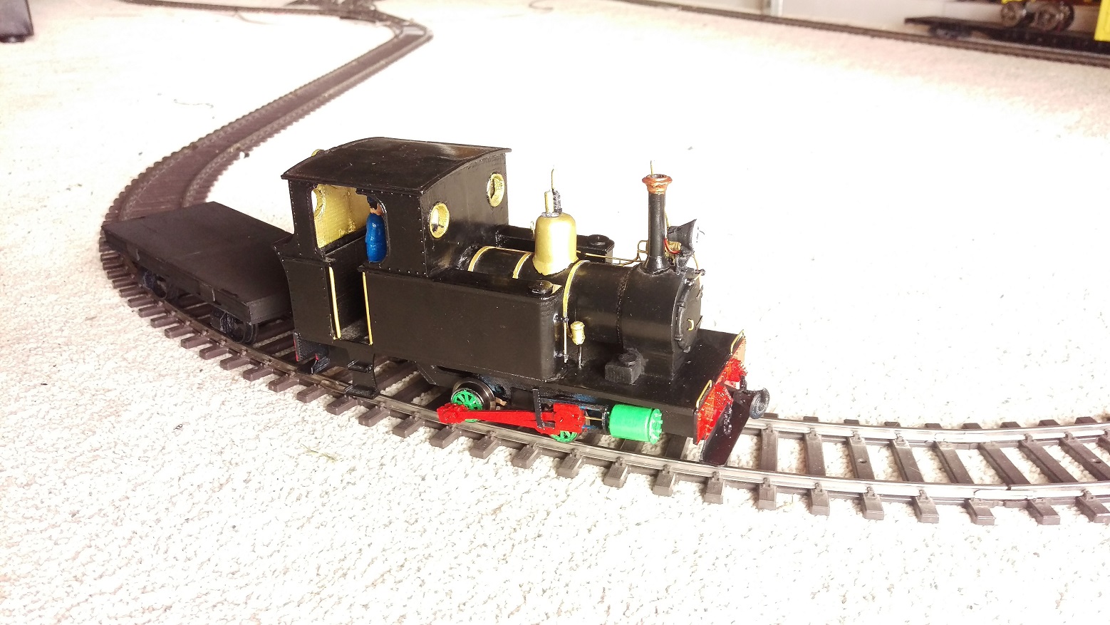 New Zealand Railway Models (Kiwi Trains) 124 Peckett Detailing
