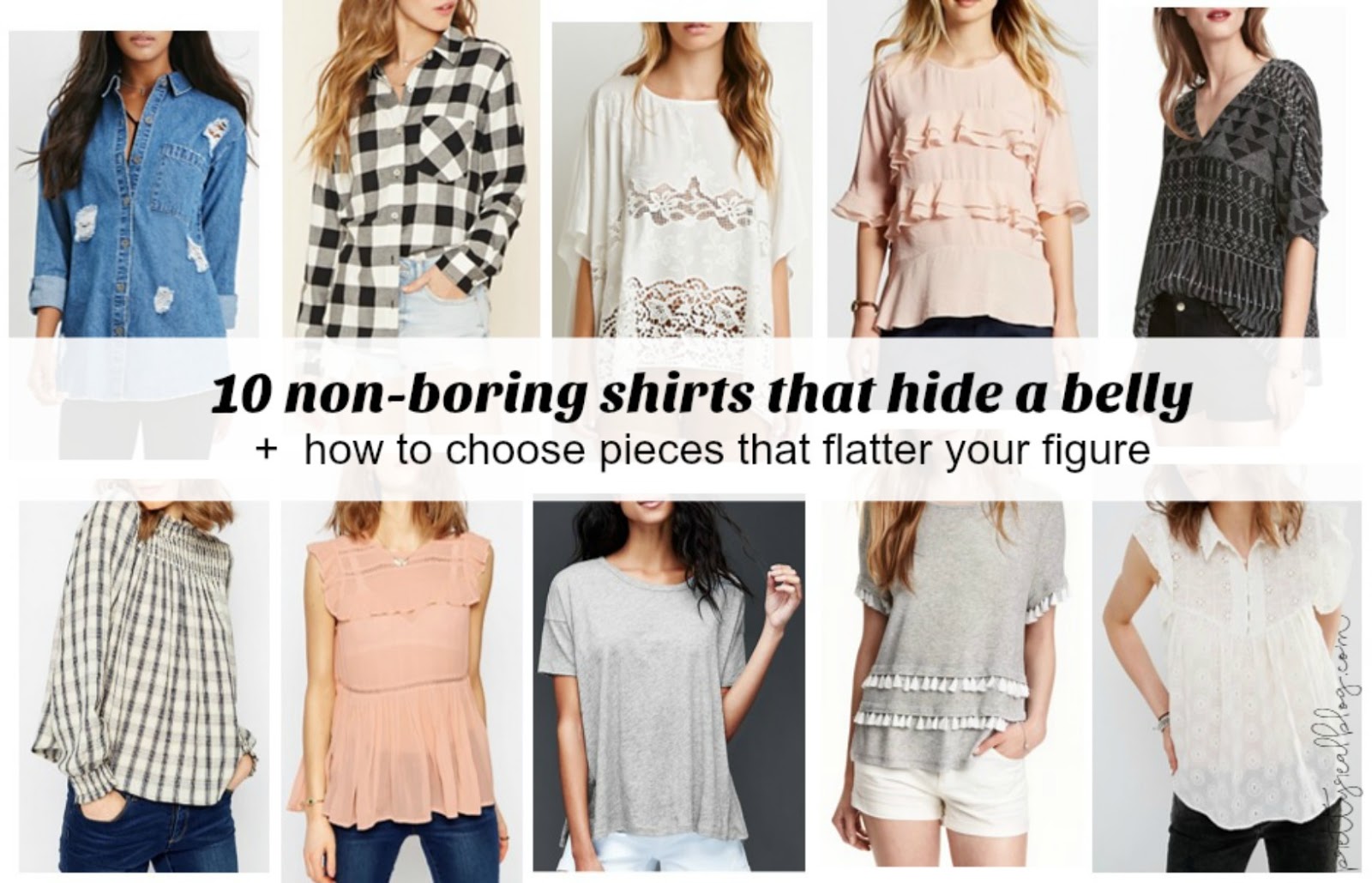 What tops should I wear to hide a big stomach? - Quora