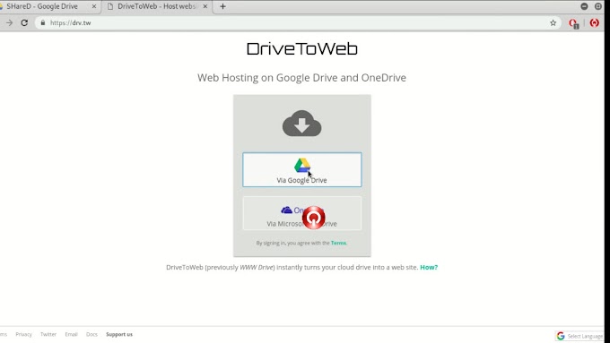 Hosting Situs Web di Google Drive (Gratis) Live