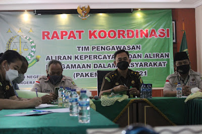 Cegah Radikalisme dan Aliran Kepercayaan, Kajari Kota Tangerang Ketua Tim PAKEM Gelar Rapat Koordinasi