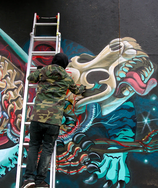 Nychos x DXTR New Mural In Copenhagen, Denmark — image 16