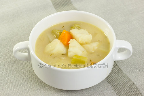 忌廉雜菜魚湯 Creamy Fish Vegetable Soup02