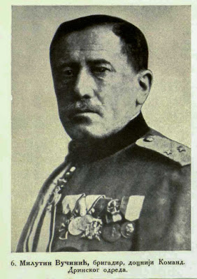 Milutin Vučinić general later Commandant of the Drina division