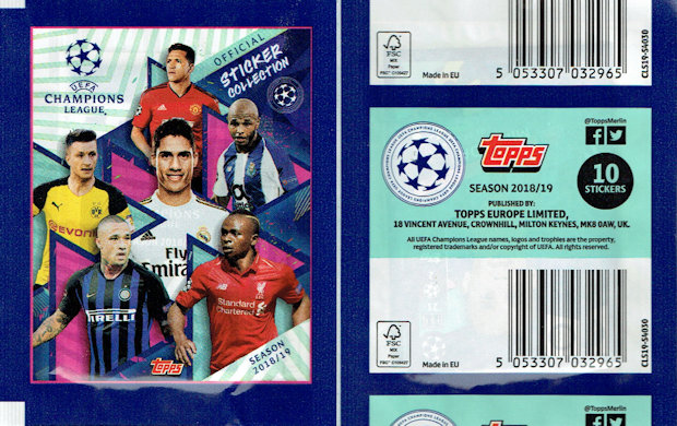 Jefferson Farfan Sticker 367 Topps Champions League 18/19