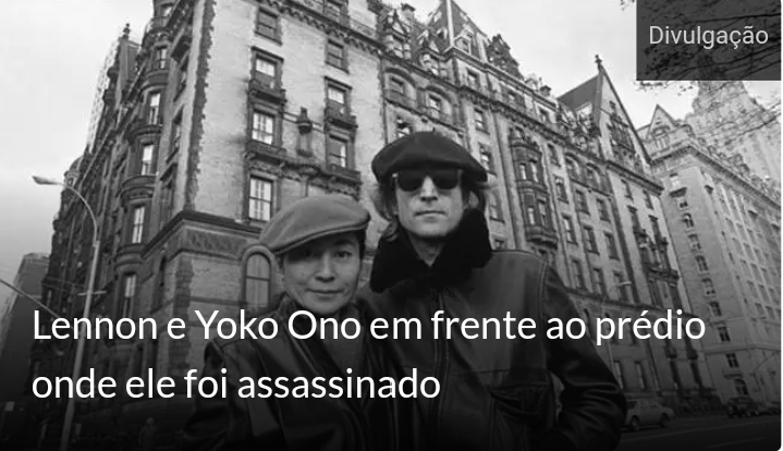 Resultado de imagem para ASSASSINADO JOHN LENNON
