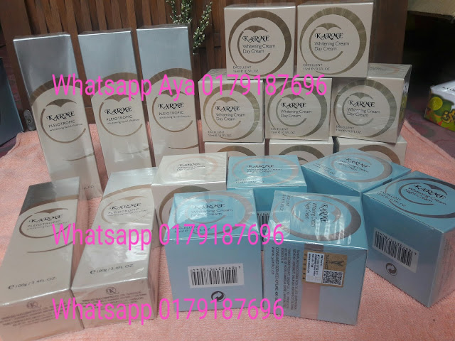 KARME/KARME WHITENING SKIN CARE/ KARME BEAUTY SKIN CARE/ KARME SKIN CARE / SET PENCERAHAN KARME Fungsi Karme Beauty Care ✔MERAWAT KULIT DARI DALAM ✔KULIT AKAN KELIHATAN HALUS&TEGANG ✔MEMBUANG SEL KULIT MATI ✔MERAWAT JERAWAT&JERAGAT ✔MENGHILANGKAN PARUT2 JERAWAT ✔MENCERAHKAN KULIT KUSAM ✔SSESUAI UNTUK SEMUA JENIS KULIT Kesan-Kesan Sampingan ✔TIADA KESAN SAMPINGAN ✔TIADA ALAHAN ✔TIADA PENGELUPASAN ✔100% DARI SEMULAJADI TUMBUH-TUMBUHAN ✔MERAWAT&MENGECUTKAN JERAWAT Kelulusan Dari INTERNATIONAL BEAUTY EXPERTS yang Mengatakan produk ini TIADA KESAN SAMPINGAN KARME WHITENING SKIN CARE (BIG SET) RM165.00(S/M)...RM170.00(S/S) FREE POSLAJU ♥ PEMBELIAN LOOSE ♥ FREE POSLAJU KARME Day Cream-15ml/100g :RM65 (S/M)...RM70 (S/S).. KARME Night Cream-15ml/100g :RM65 (S/M) RM70 (S/S) KARME Whitening Facial Cleanser-100g :RM40 (S/M) RM45 (S/S) WHATSAPP ORDER @ +60179187696 How to use: Day Cream: Wash the face, and then take the goods 1gm dot even put his face twice a day. Night Cream: Daily evening the first wash the face, then take this product 1gm dot even put on the face can be, until the next morning and then washed off. Karme Skin Care Beauty. Produk ini juga sesuai untuk semua jenis kulit. Ia mengandungi bahan pelembap untuk kulit yang kering, kulit yang berminyak, berjerawat dan jeragat. Mengandungi bahan polysaccharide dan acid amino untuk membantu pencerahan kulit. Krim malam & siang Karme Skin Care #karme #sayajualkarme #karmeskincare #karmeskincareoriginal #karmewhiteningskincare #karmewhitening #karmebeauty #karmebeautyproduct #karmebeautyskincare #bazarpaknil #bazarpaknilkosmetik