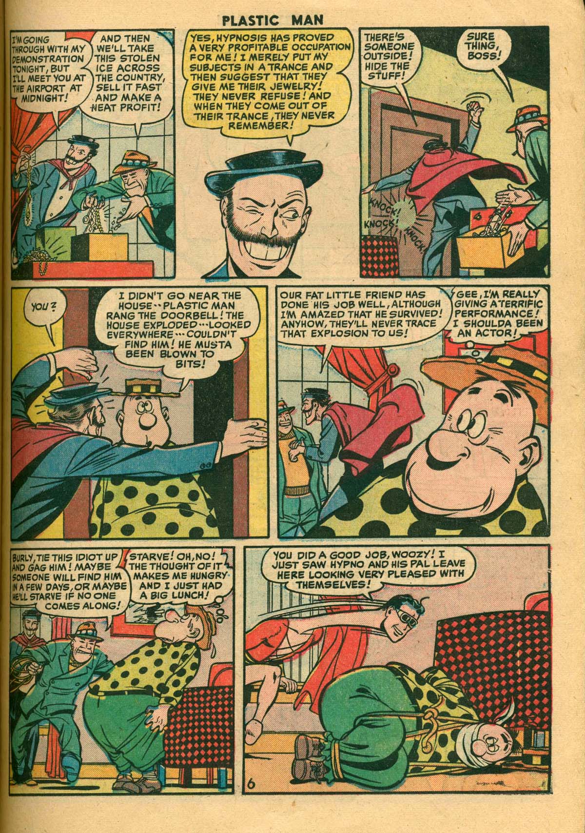 Read online Plastic Man (1943) comic -  Issue #27 - 31