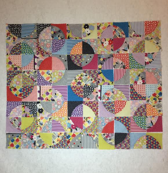 a maiden hair fern: Stack and Sew method