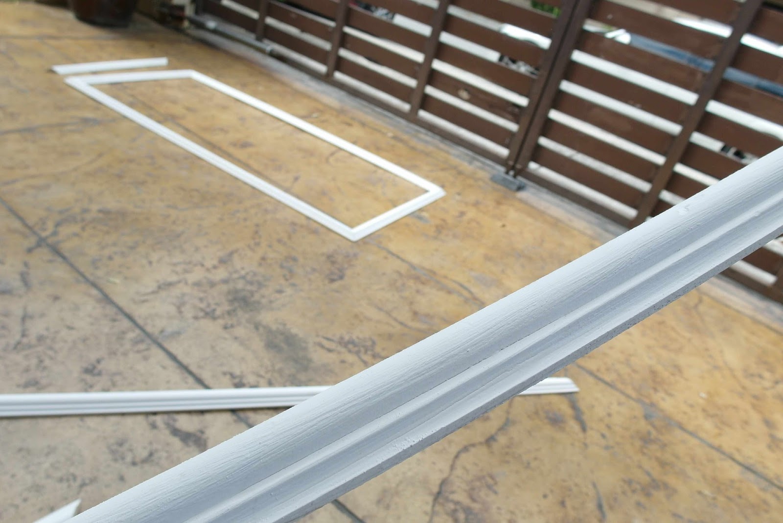 Lizzie As A Mummy Diy Wainscoting Matte White
