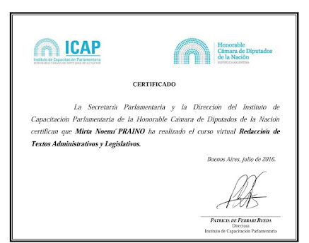 ICAP- Instituto de Capacitacion Parlamentaria- HCDN