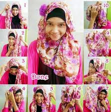 model jilbab pasmina kaos