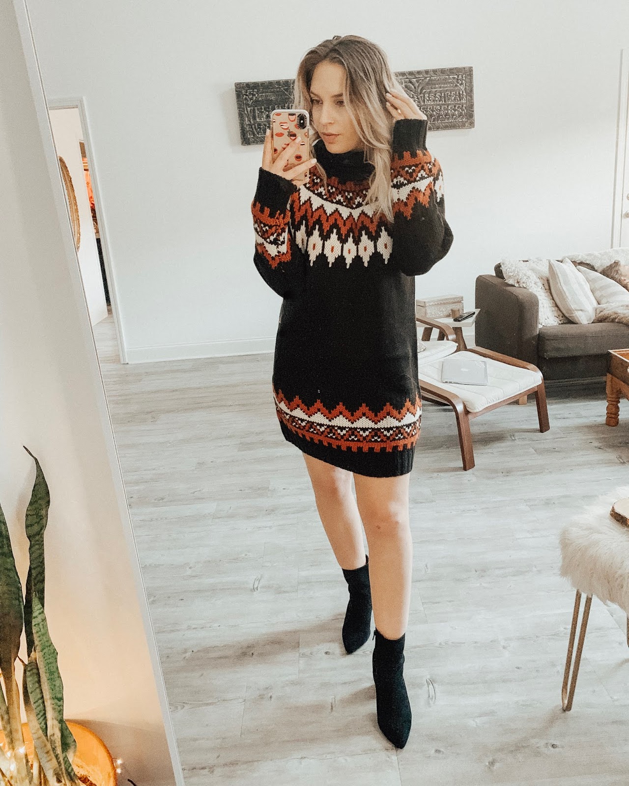 sweater dress instagram