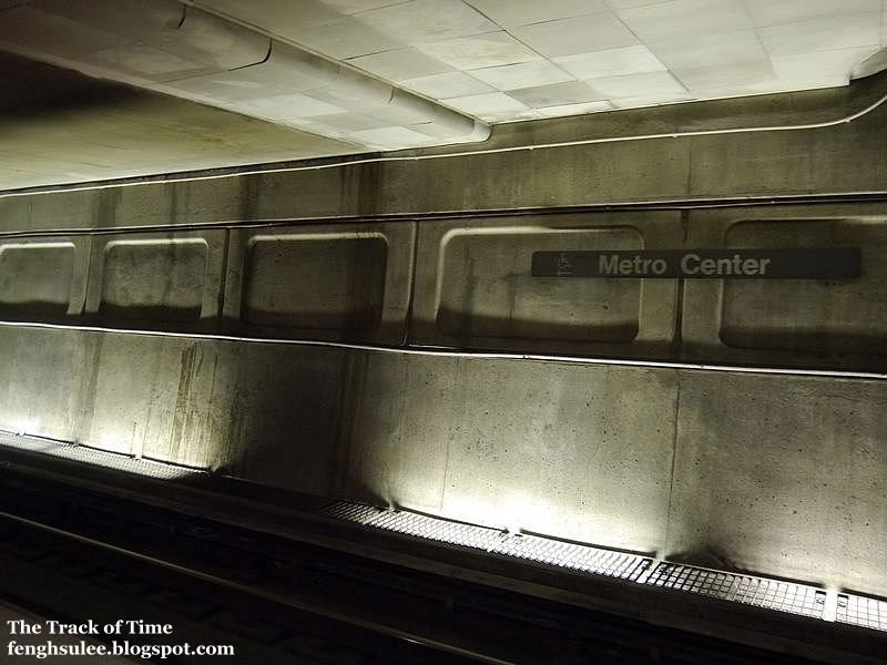 Metro from Washington Union Station to Foggy Bottom The Track of Time