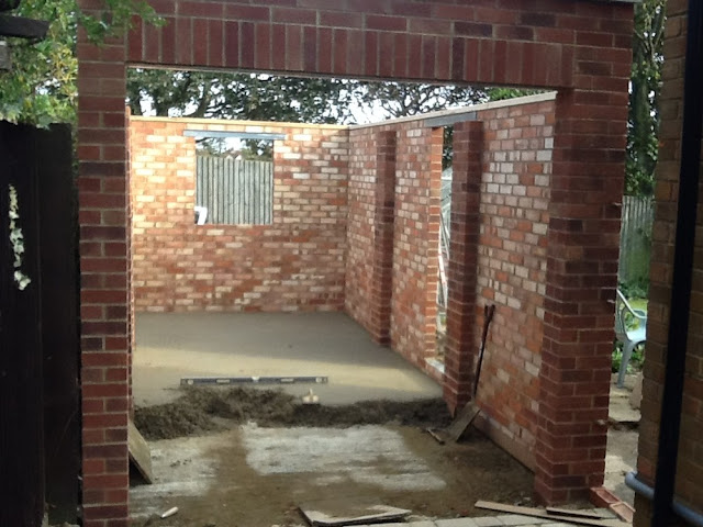 Brick Garage Construction3