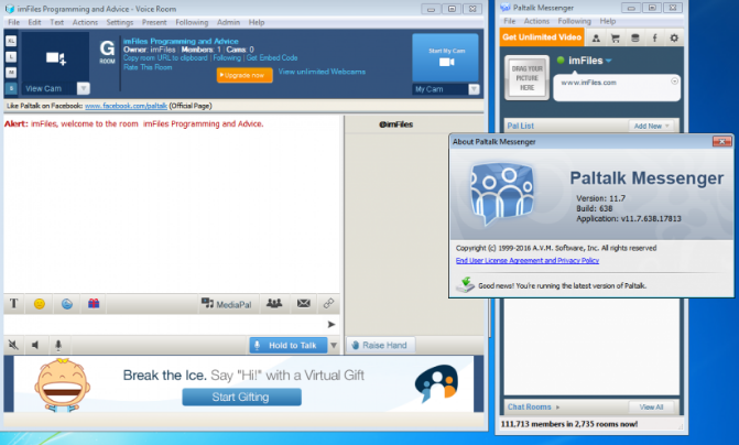 تحميل برنامج Paltalk للمحادثات والدردشة مع أصدقائك 2018 برابط مباشر