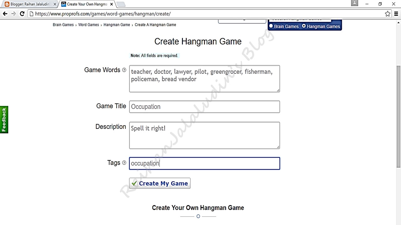 PDP: Mencipta Permainan Untuk PdP - Raihan Jalaludin's Blog