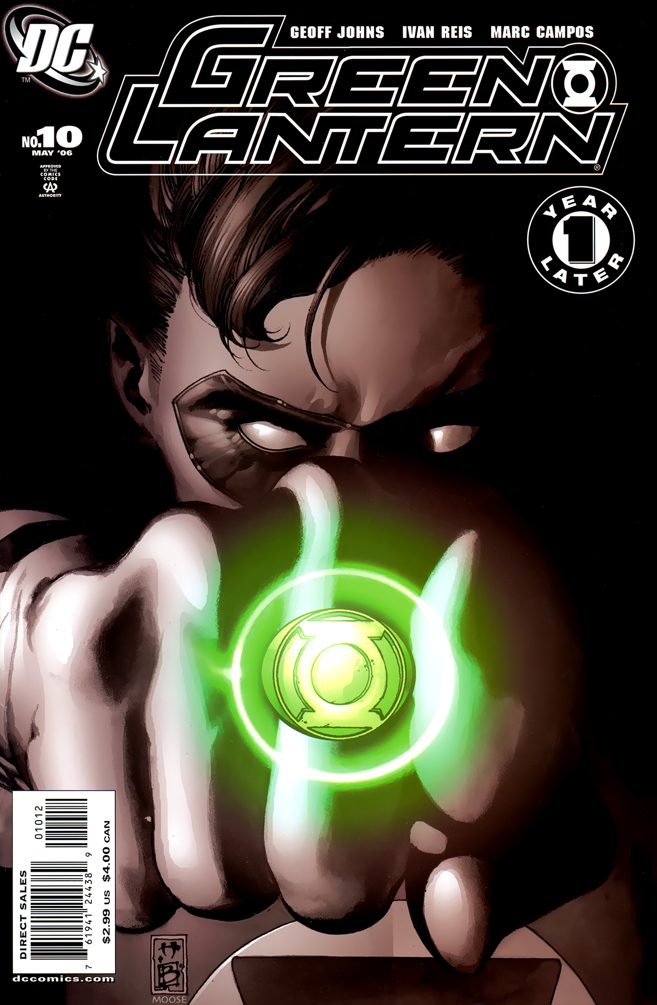 Read online Green Lantern (2005) comic -  Issue #10 - 1