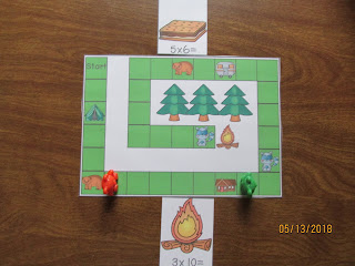 Camping Multiplication Race