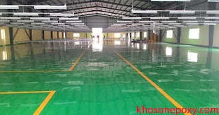 công trình thi công sơn epoxy tự san phẳng