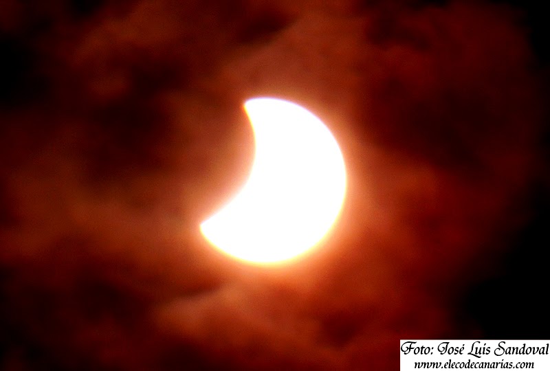 Fotos eclipse parcial Sol Gran Canaria 20 marzo