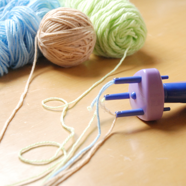Tutorial How to make colorful yarn rope