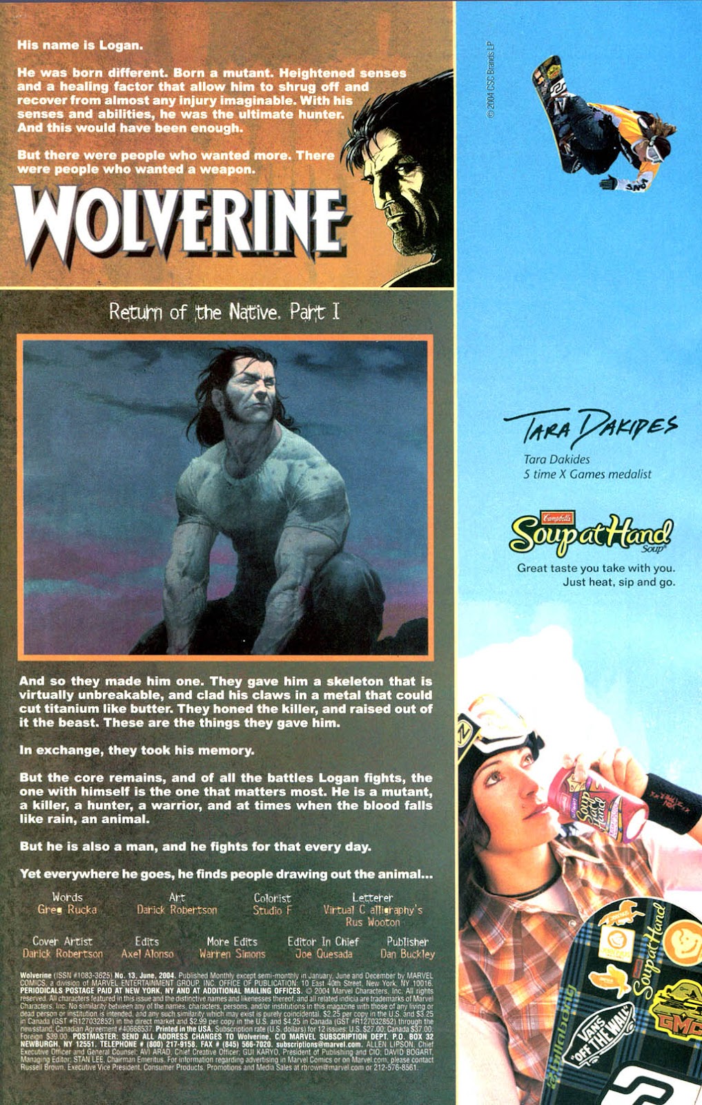 Read online Wolverine (2003) comic - Issue #13 - 2