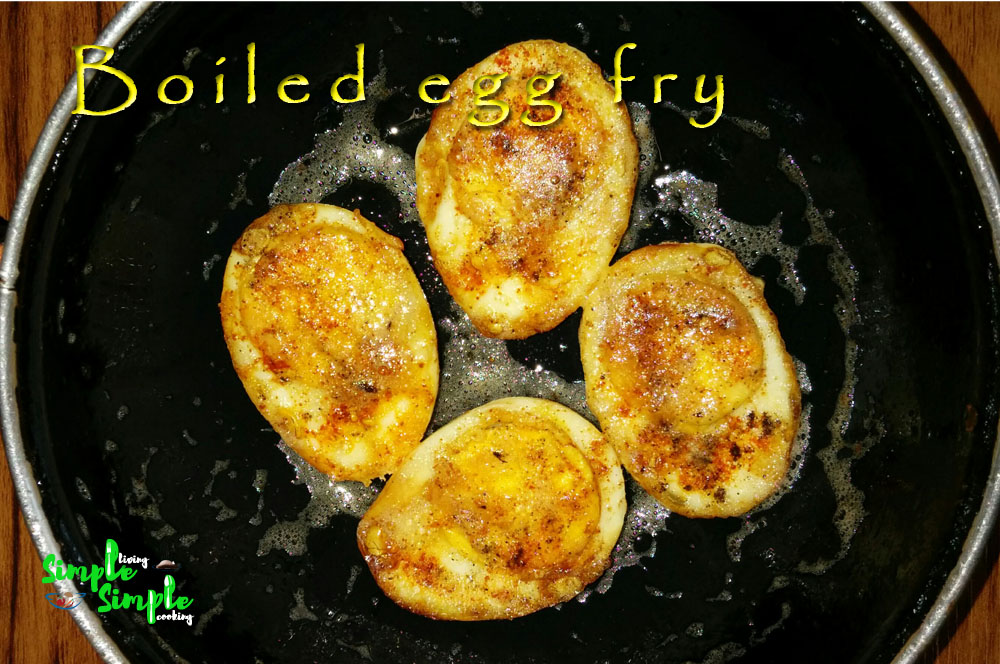 Simple Living Simple Cooking: Boiled Egg fry
