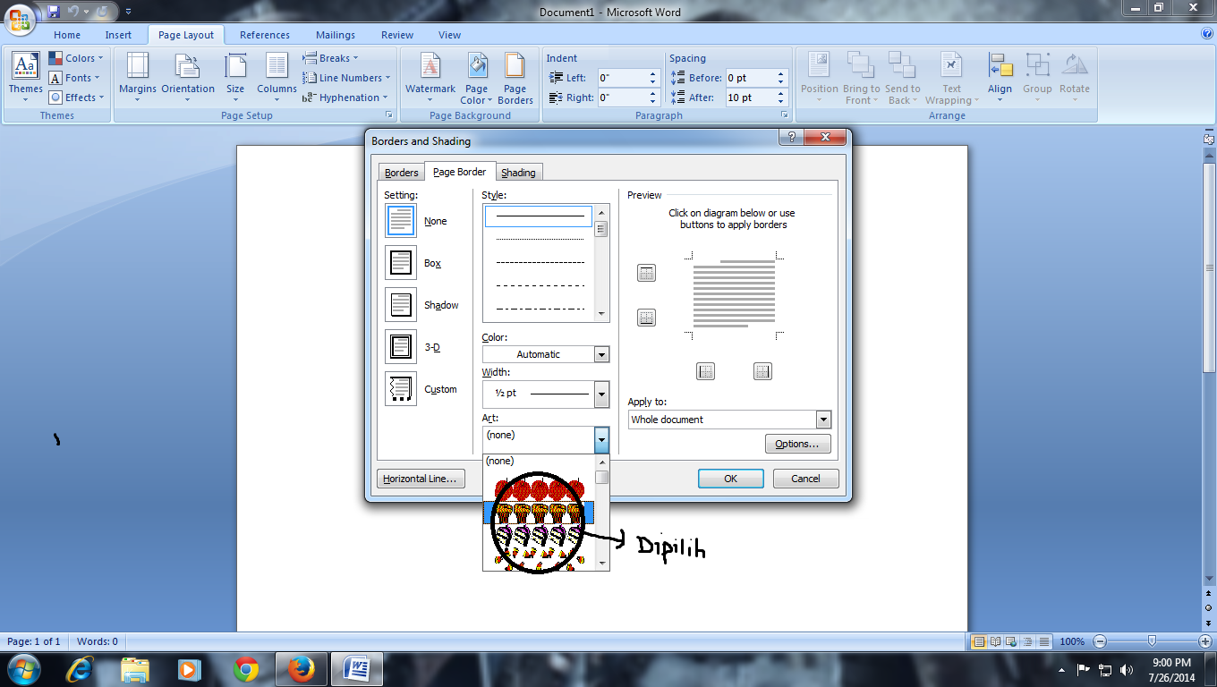 Cara Buat Bingkai Pada Microsoft Word Josua Roy Multimedia