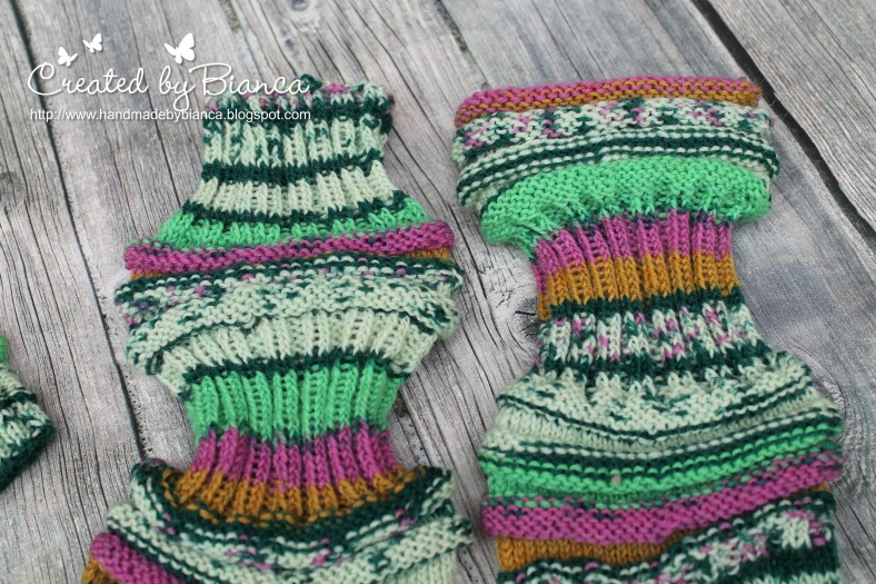 Handmade by Bianca: Meine ersten gestricketen Mojo-Glückssocken und ...