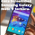 Cara Screenshot Samsung Galaxy Note 9 terbaru