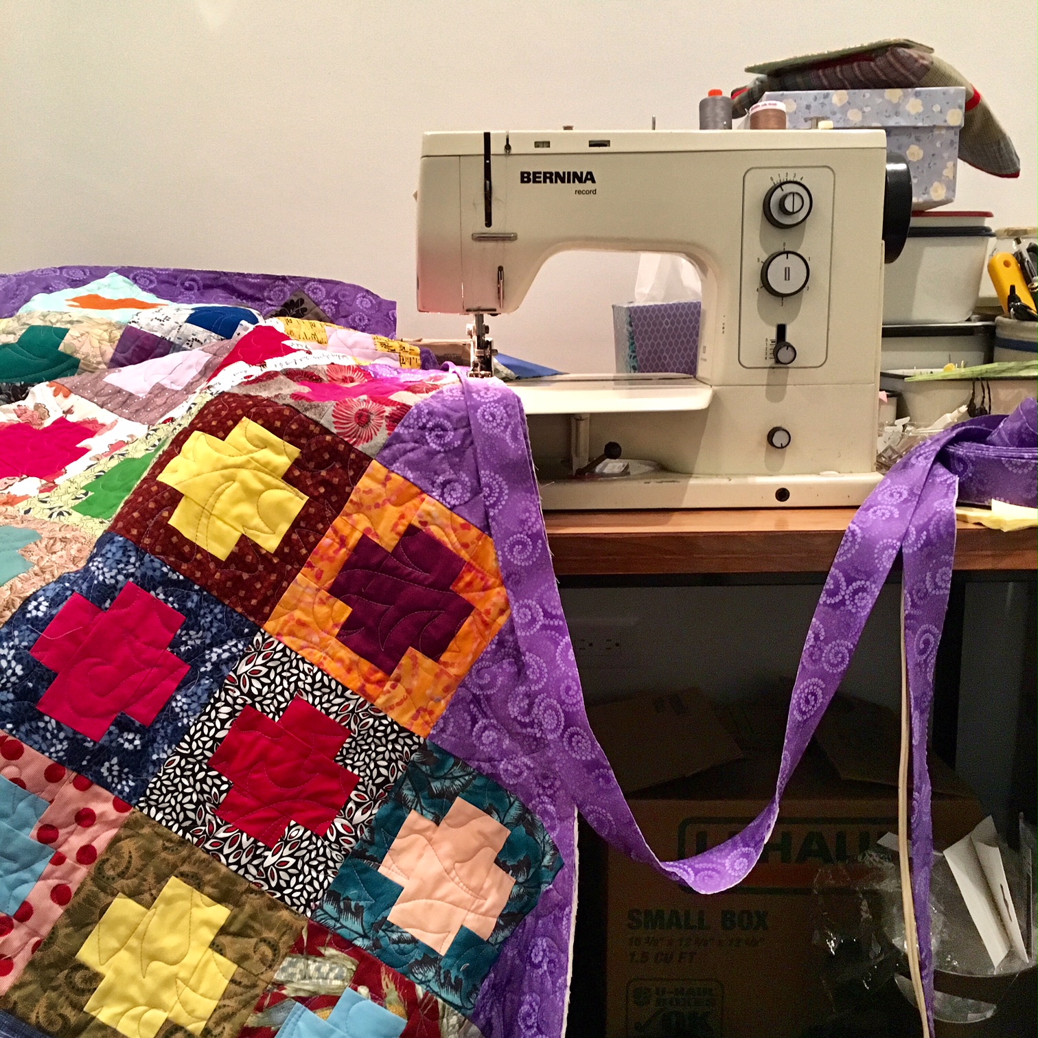 klein meisje quilts binding!